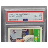2017 Topps Archives Aaron Judge Rookie Baseball Card #62 PSA 8
