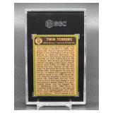 1967 Topps Minnesota Twin Terrors Killebrew/Allison Baseball Card #334 SGC 3