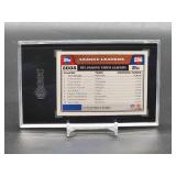 2008 Topps Tom Brady League Leaders Football Card #286 SGC 9