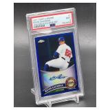 Limited 50/99 2011 Topps USA Blue Refractor Chrome Kevin Gausman Autographed Baseball Card #7 PSA 9