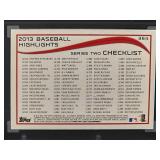 2014 Topps Mike Trout Checklist Baseball Card #364 SGC 10