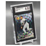 1999 Upper Deck HoloGRFX Derek Jeter Baseball Card #38 SGC 8.5