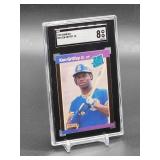 1989 Donruss Ken Griffey Jr Rookie Card #33 SGC 8