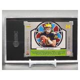 2019 Panini Prizm D.P. Tom Brady-Stained Glass Football Card #100 SGC 9.5