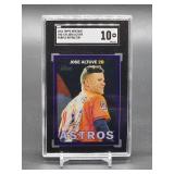 2016 Topps Heritage Purple Refractor Jose Altuve Baseball Card #THC-470 SGC 10