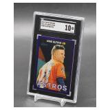 2016 Topps Heritage Purple Refractor Jose Altuve Baseball Card #THC-470 SGC 10