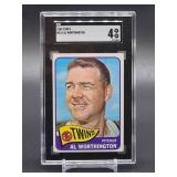 1965 Topps Minnesota Twins Great Al Worthington Baseball Card #216 SGC 4
