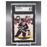 1990-91 Pro Set Wayne Gretzky Hockey Card # 118 SGC 6