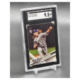 2017 Topps Update Josh Hader Rookie Baseball Card #US209 SGC 9.5