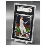 2021 Topps Chrome Aaron Judge Baseball Card #99 SGC 10