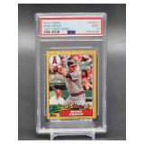 2012 Topps Minis Mike Trout Baseball Card #TM127 PSA 9