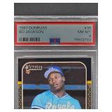 1987 Donruss Bo Jackson Rookie Baseball Card #35 PSA 8
