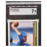 1989 Upper Deck Nolan Ryan Baseball Card #774 SGC 7