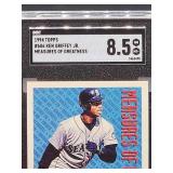 1994 Topps Ken Griffey Jr Baseball Card #606 SGC 8.5
