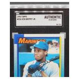 1990 Topps Ken Griffey Jr 2nd Year Baseball Card #336 SGC Authentic