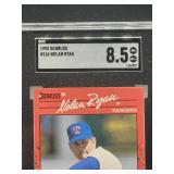 1990 Donruss Nolan Ryan Baseball Card #166 SGC 8.5