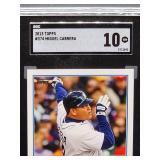 2013 Topps Miguel Cabrera Baseball Card #374 SGC 10