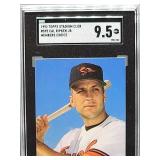 1992 Topps Stadium Club Cal Ripken Jr Baseball Card #595 SGC 9.5