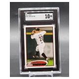 2012 Topps Jose Altuve Baseball Card #187 SGC 10