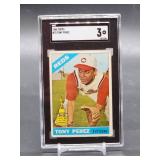 1966 Topps Tony Perez Baseball Card #72 SGC 3