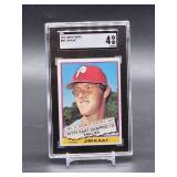1976 Topps Traded Jim Kaat Baseball Card #80T SGC 4