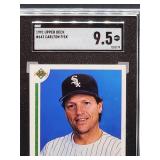 1991 Upper Deck Carlton Fisk Baseball Card #643 SGC 9.5