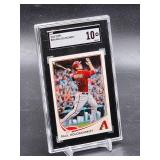 2013 Topps Paul Goldschmidt Baseball Card #454 SGC 10