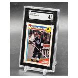 1991-92 Topps Wayne Gretzky Hockey Card #201 SGC 4