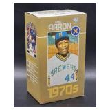 Atlanta Braves/Milwaukee Brewers HOF Great Hank Aaron Bobble Head