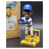 Atlanta Braves/Milwaukee Brewers HOF Great Hank Aaron Bobble Head