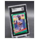 1991 Donruss Frank Thomas Baseball Card #477 SGC 8