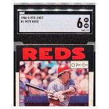 1986 O-Pee-Chee Pete Rose Baseball Card #1 SGC 6