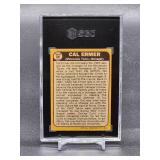 1968 Topps Minnesota Twins Mgr. Cal Ermer Baseball Card #206 SGC 3