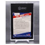 2008 Topps Tom Brady Tribute Football Card #TBT-TB7 SGC 7