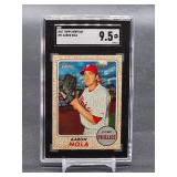 2017 Topps Heritage Aaron Nola Baseball Card #93 SGC 9.5