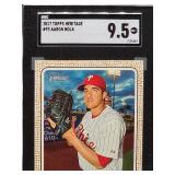 2017 Topps Heritage Aaron Nola Baseball Card #93 SGC 9.5