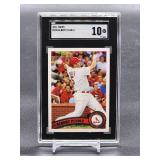 2011 Topps Albert Pujols Baseball Card #100 SGC 10