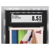 2013 Topps Mike Trout Baseball Card #27 SGC 8.5
