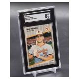 1989 Fleer Billy Ripken 'Black Box on Bat' Baseball Card #616 SGC 8