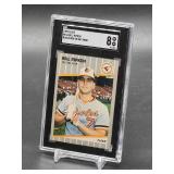 1989 Fleer Billy Ripken 'Black Box on Bat' Baseball Card #616 SGC 8