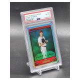 2007 Bowman Chrome Refractor Randy Johnson Baseball Card #72 PSA 8