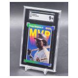 1989 Donruss Tony Gwynn MVP Baseball Card #BC-20 SGC 9