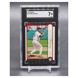 1999 Bowman Pedro Martinez Baseball Card #19 SGC 7