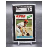 1977 Topps Pete Rose Baseball Card #450 SGC 5.5