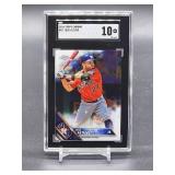 2016 Topps Chrome Jose Altuve Baseball Card #27 SGC 10