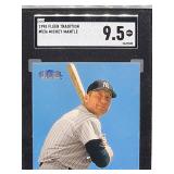 1998 Fleer Tradition Mickey Mantle Baseball Card #536 SGC 9.5