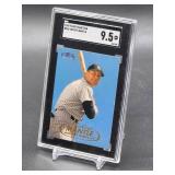 1998 Fleer Tradition Mickey Mantle Baseball Card #536 SGC 9.5