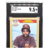 1987 Topps Tony Gwynn All-Star Baseball Card #599 SGC 9.5