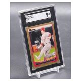 2012 Bowman Gold Mike Trout Baseball Card #34 SGC 9