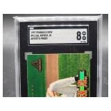 1997 Pinnacle Cal Ripken Jr Artist Proof Baseball Card #91 SGC 8